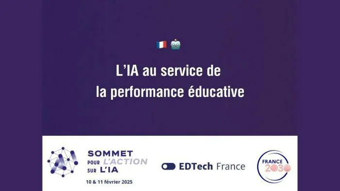 Sommet IA - L'IA au service de la performance éducative Grand Palais Paris