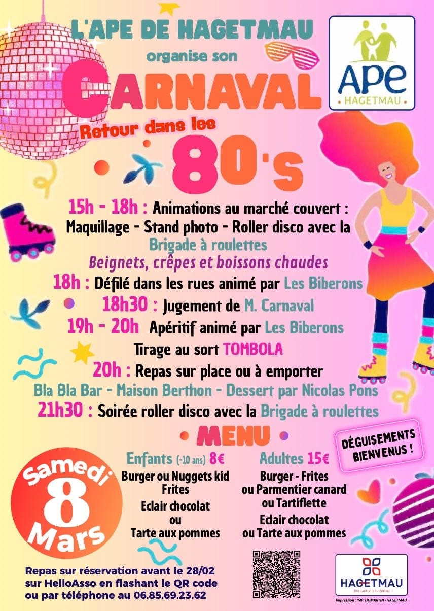 Carnaval retour dans les 80'