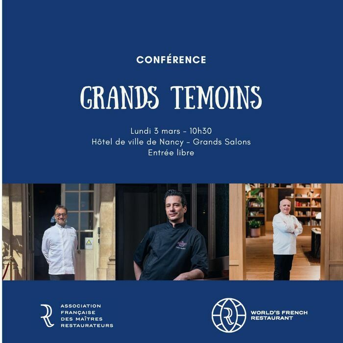 Conférence : Grands témoins Hôtel de Ville