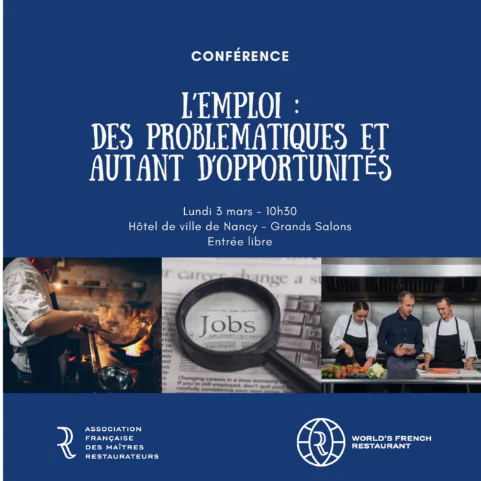 Conférence : L’emploi : des problématiques et autant d’opportunités Hôtel de Ville