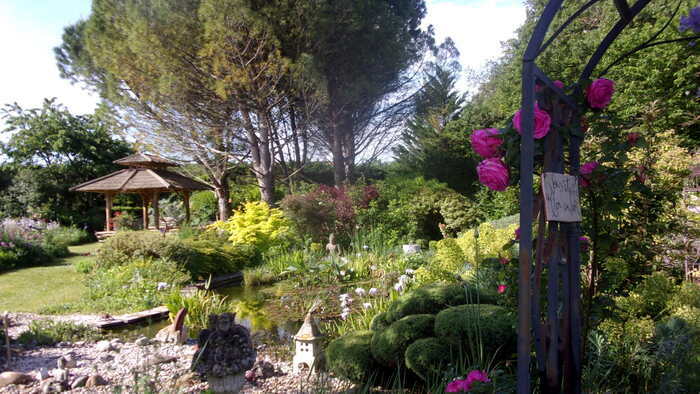 Visite découverte jardin botanique Jardin la palette des couleurs Chabeuil