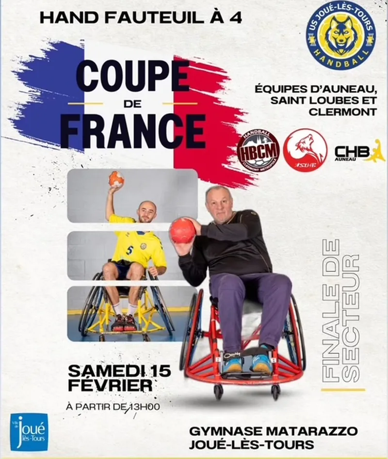 Coupe de France Hand Fauteuil à 4