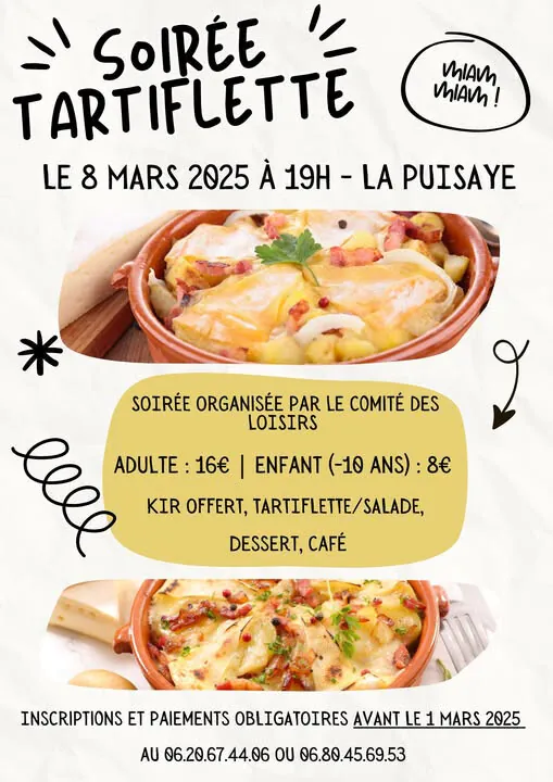 Soirée tartiflette