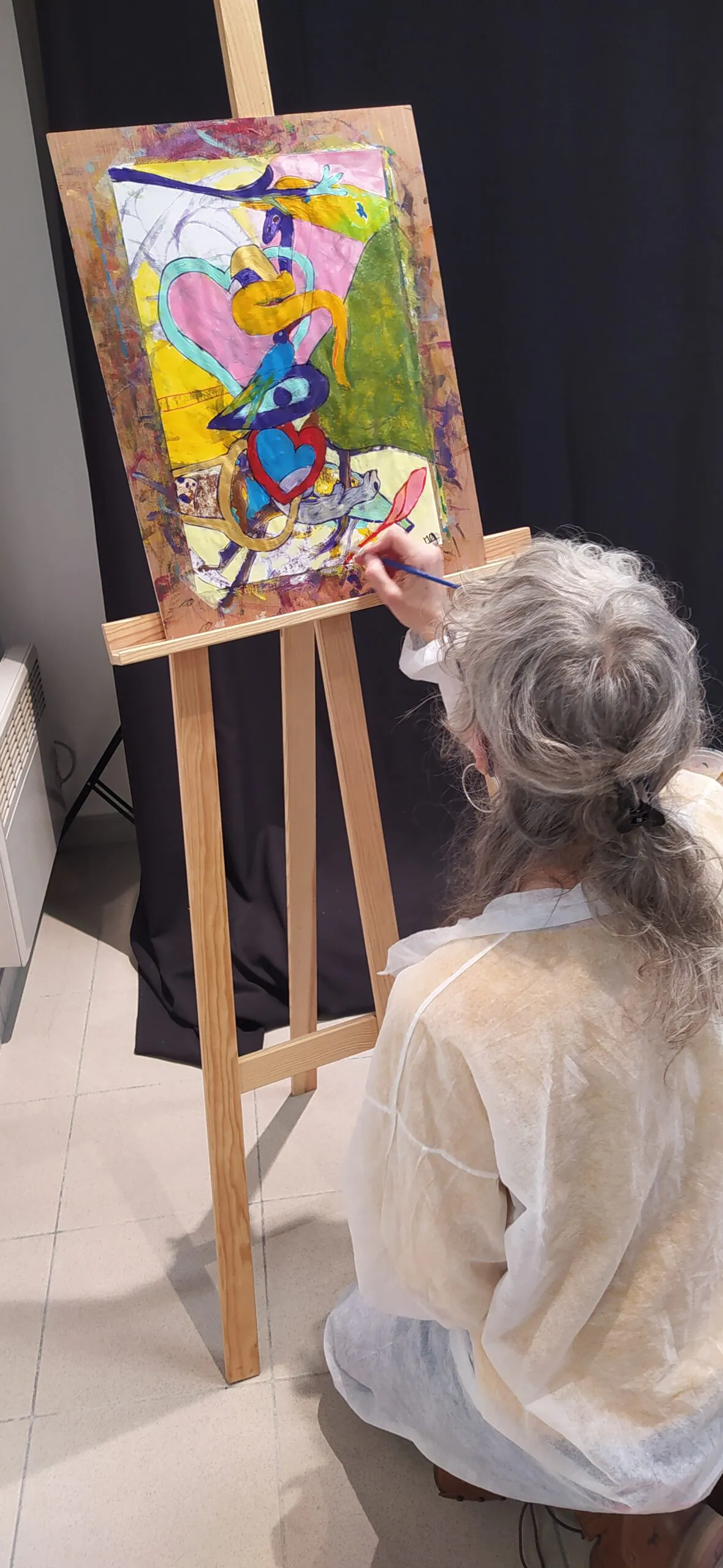 Atelier art thérapie peinture spontanée et intuitive