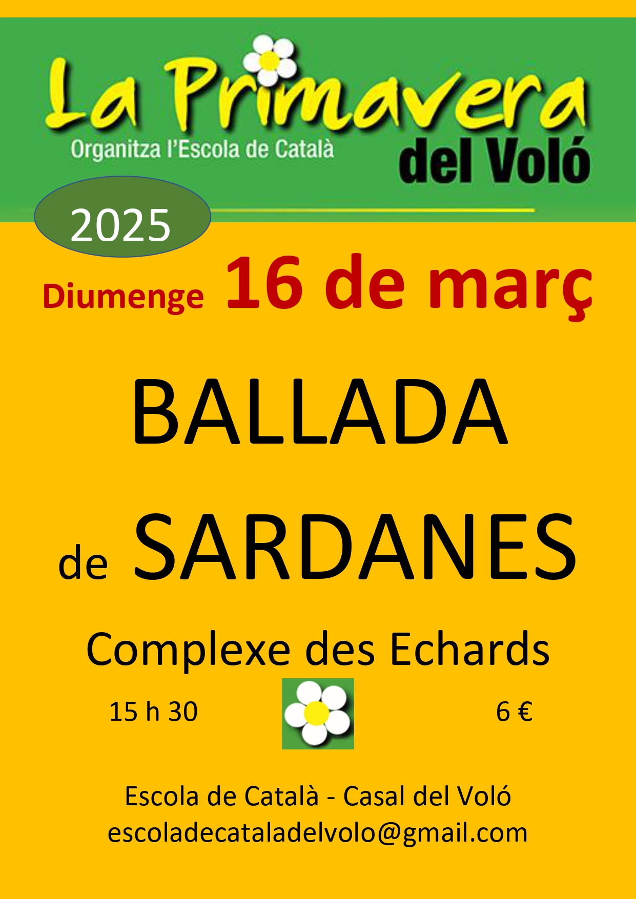 PRIMAVERA DEL VOLÓ BALLADA DE SARDANES