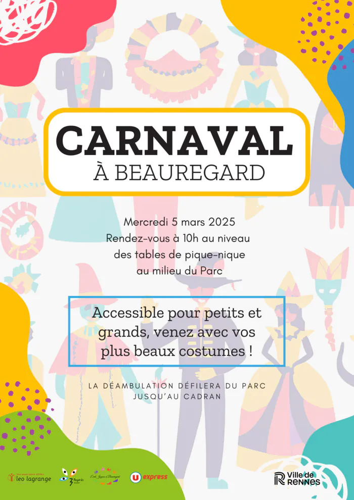 Carnaval 2025 de Beauregard Le Cadran Rennes