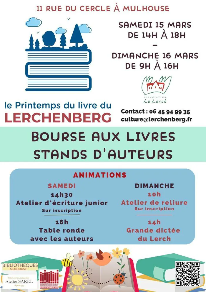 Le Printemps du livre du Lerchenberg Lerchenberg Mulhouse