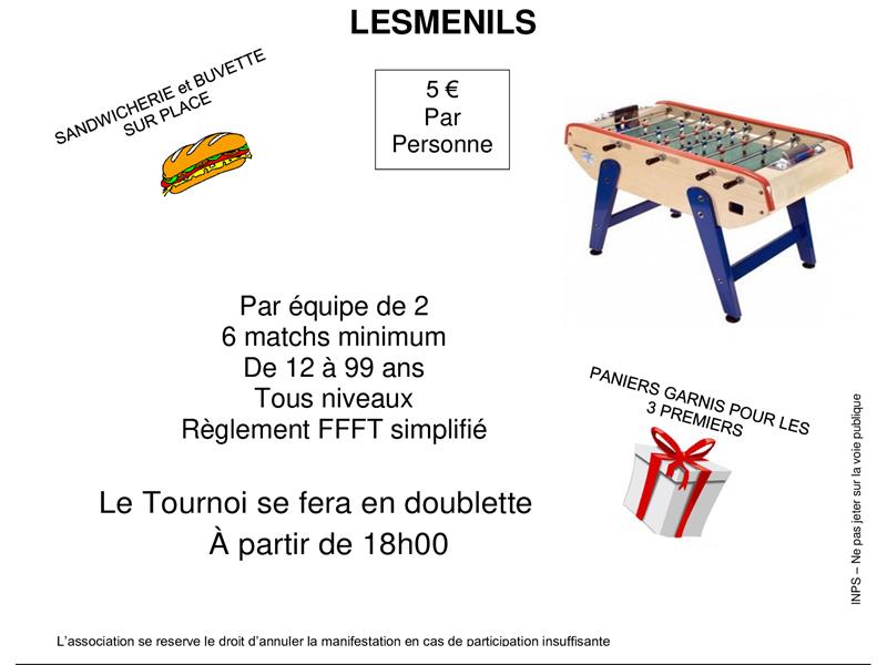 TOURNOI DE BABY FOOT