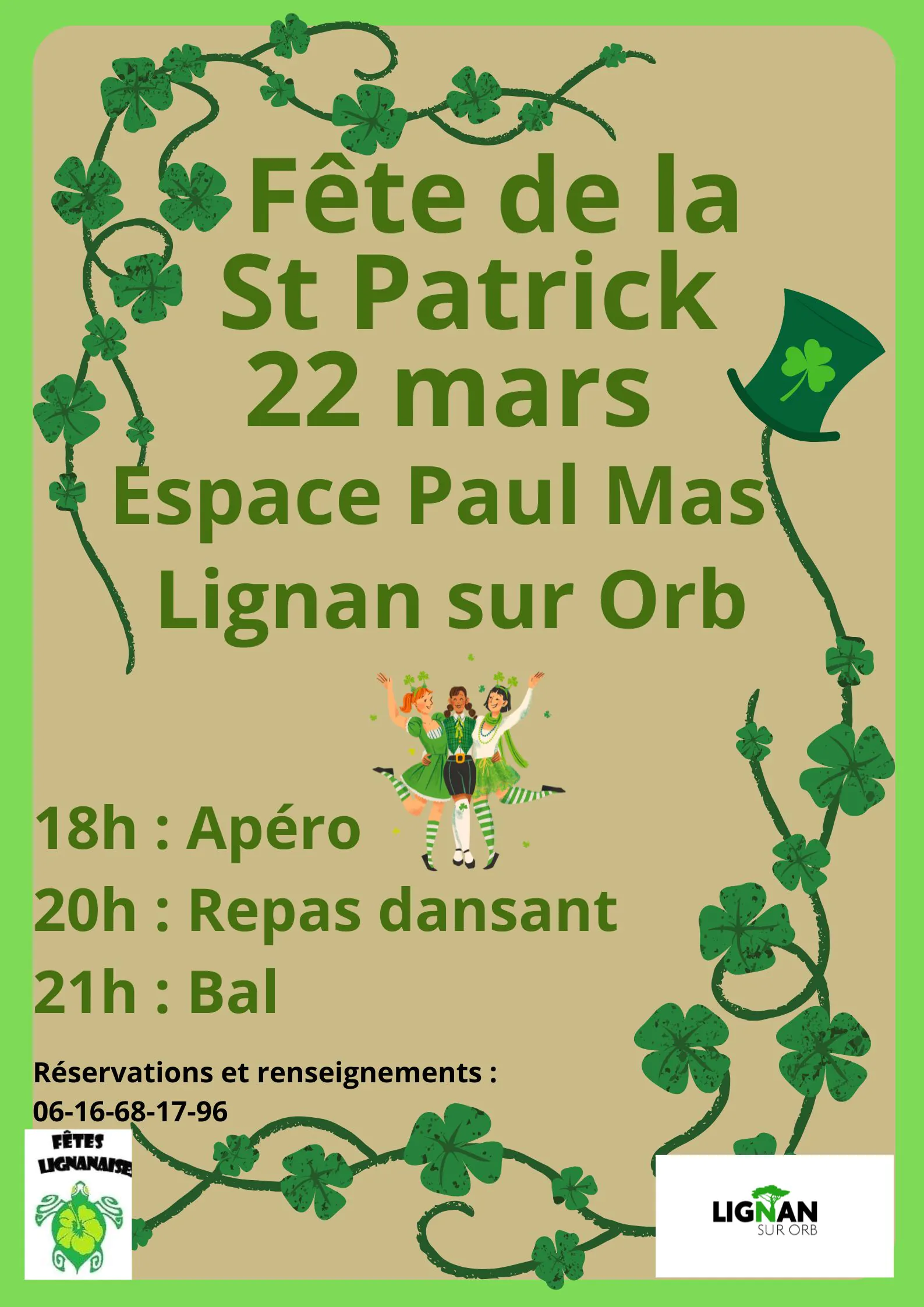 FÊTE DE LA SAINT PATRICK