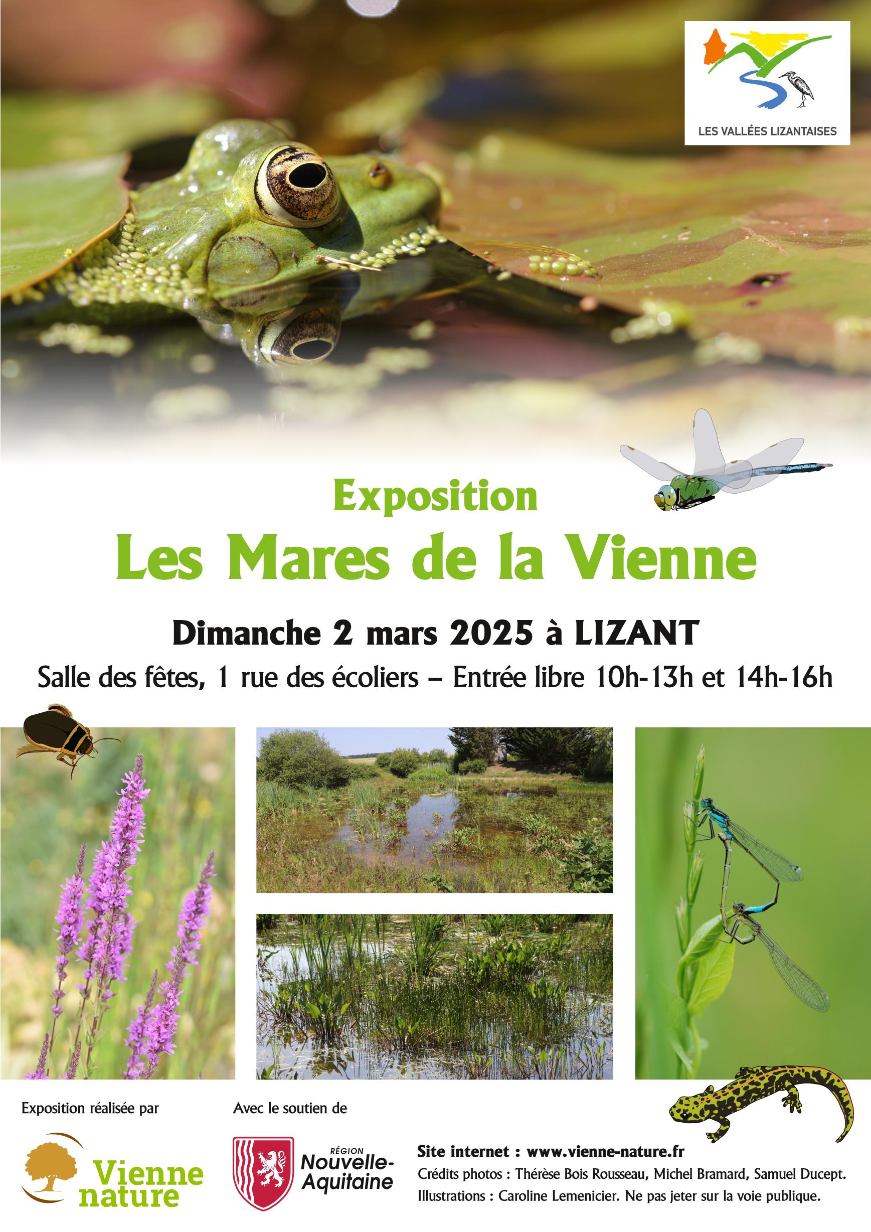 Exposition sur les mares de la Vienne