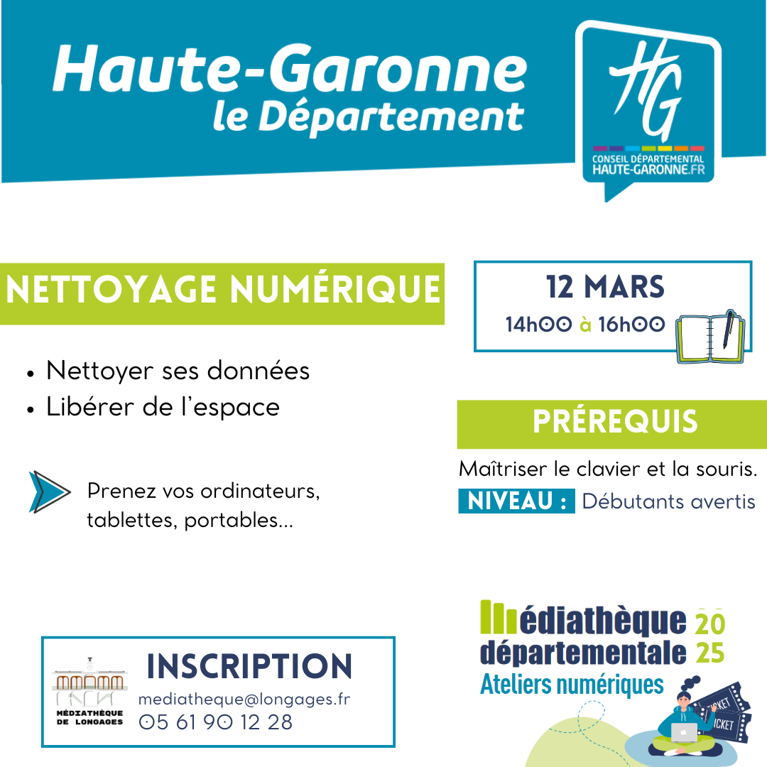 NETTOYAGE NUMÉRIQUE