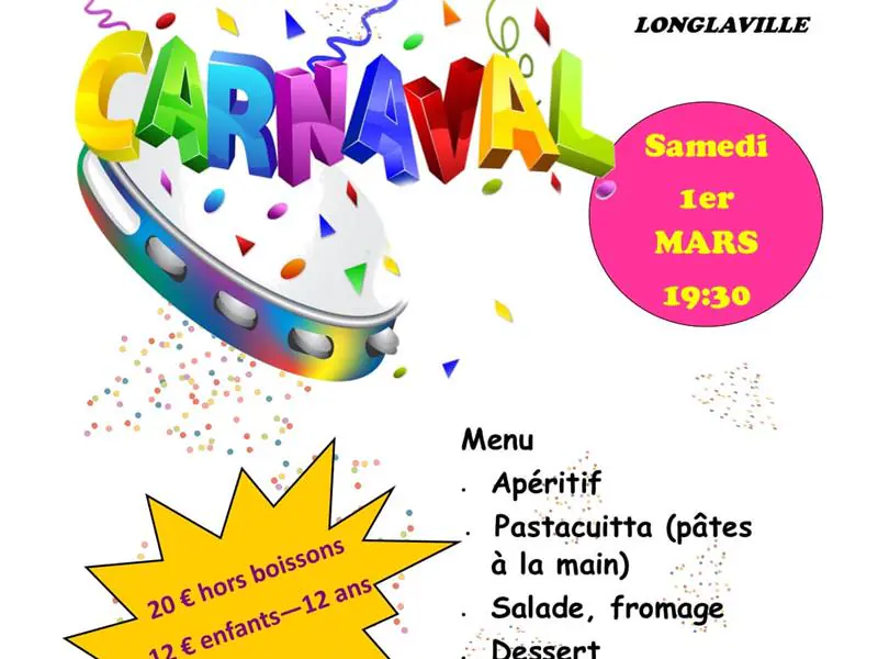 REPAS DANSANT CARNAVAL