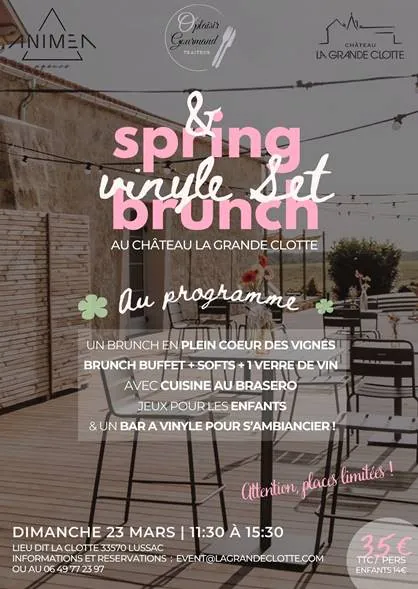 Spring Brunch au Château La Grande Clotte