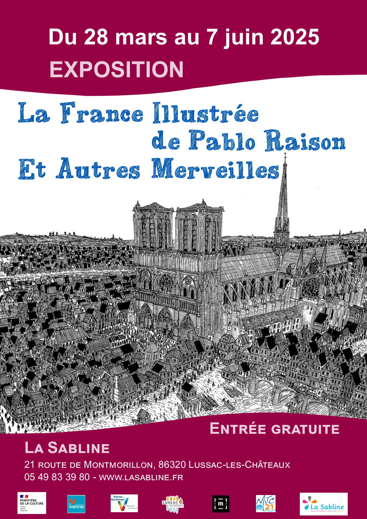 Exposition La France Illustrée de Pablo Raison Et Autres Merveilles