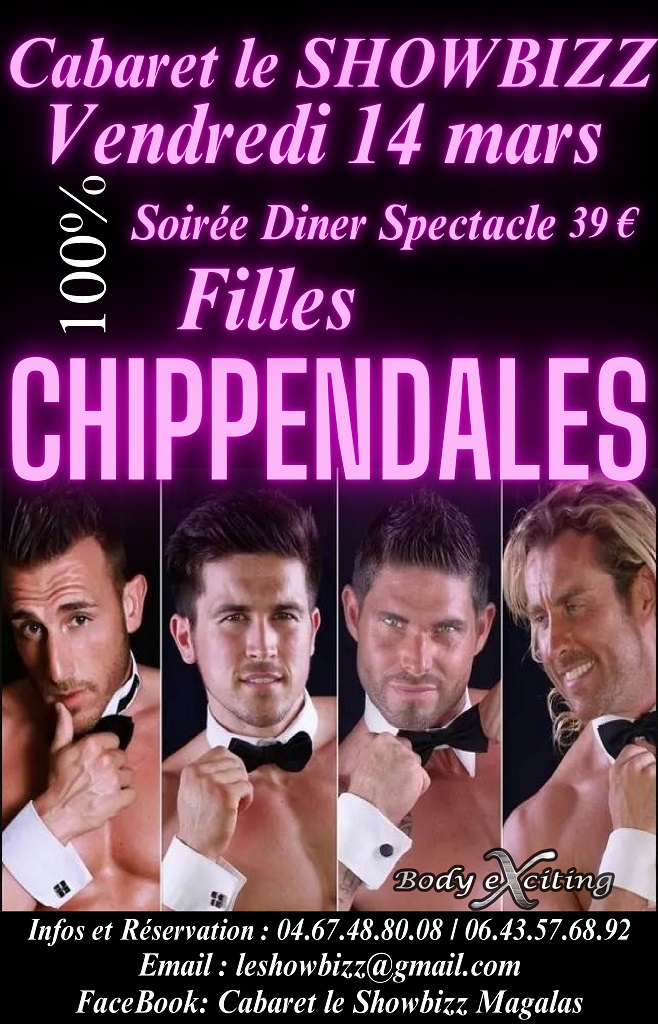 SOIRÉE 100% FILLES SHOW CHIPPENDALES