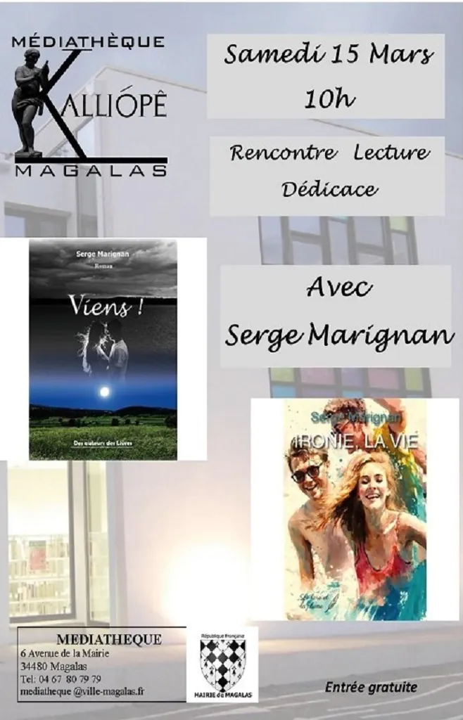 RENCONTRE LECTURE DÉDICACE AVEC SERGE MARIGNAN