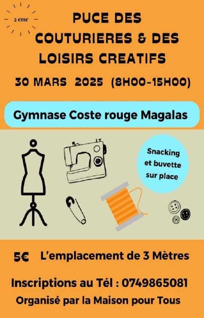 PUCE DES COUTURIÈRES ET DES LOISIRS CRÉATIFS