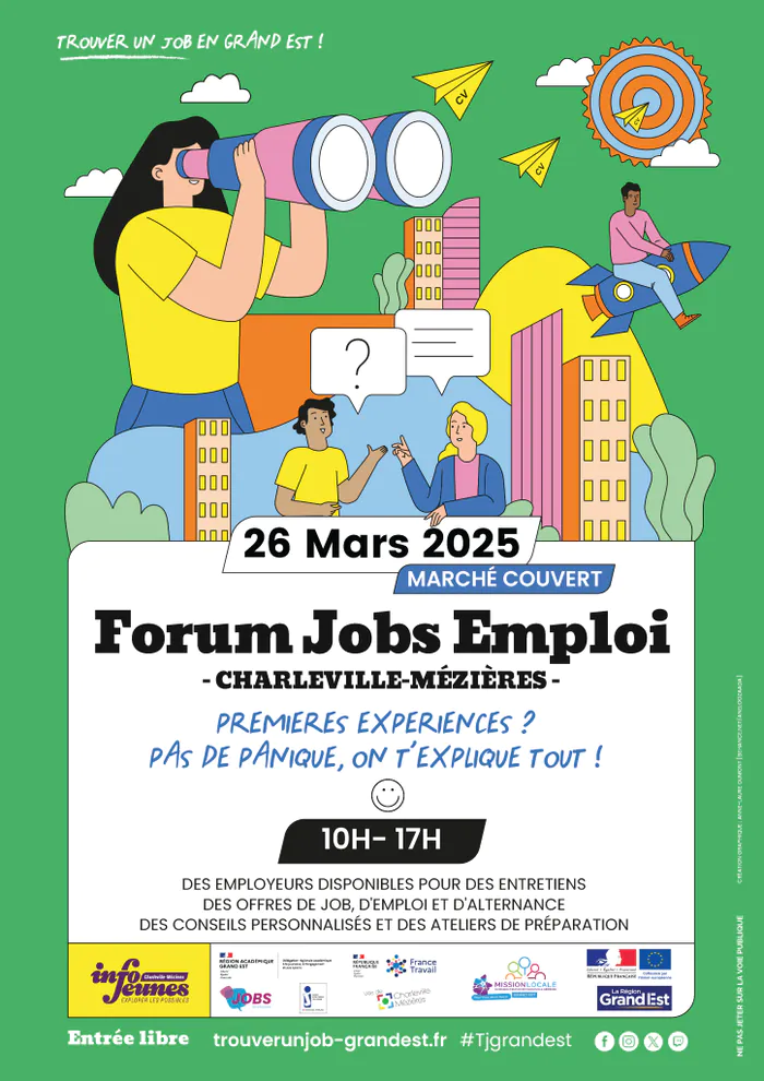 Forum Jobs Emploi Marché couvert Charleville-Mézières