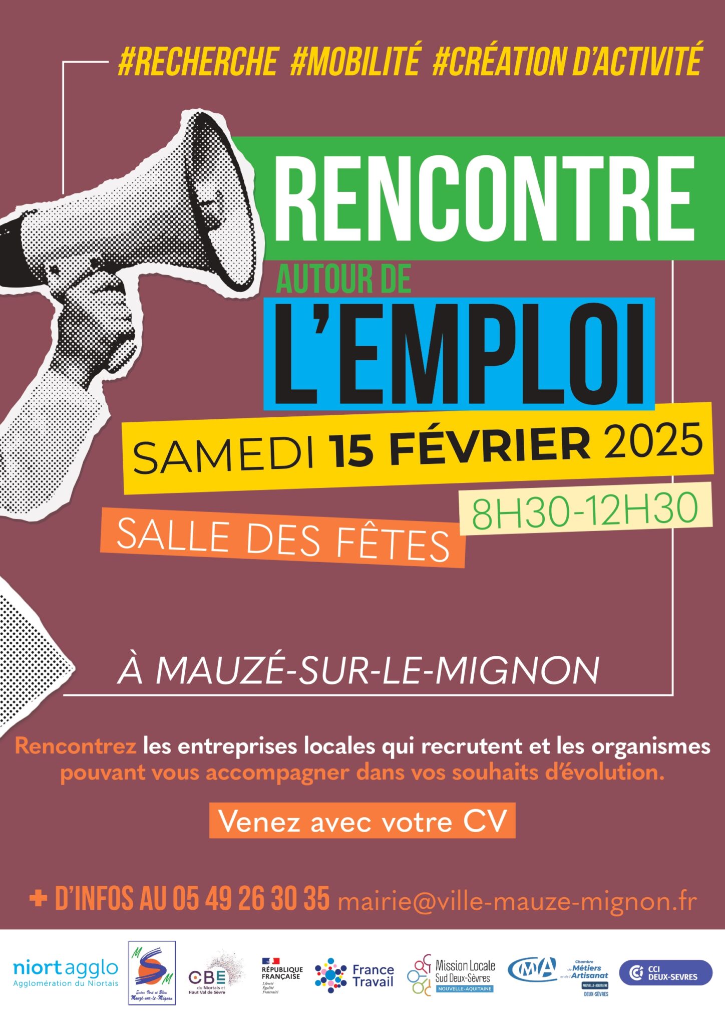 Rencontre autour de l'emploi à Mauzé-sur-le-mignon