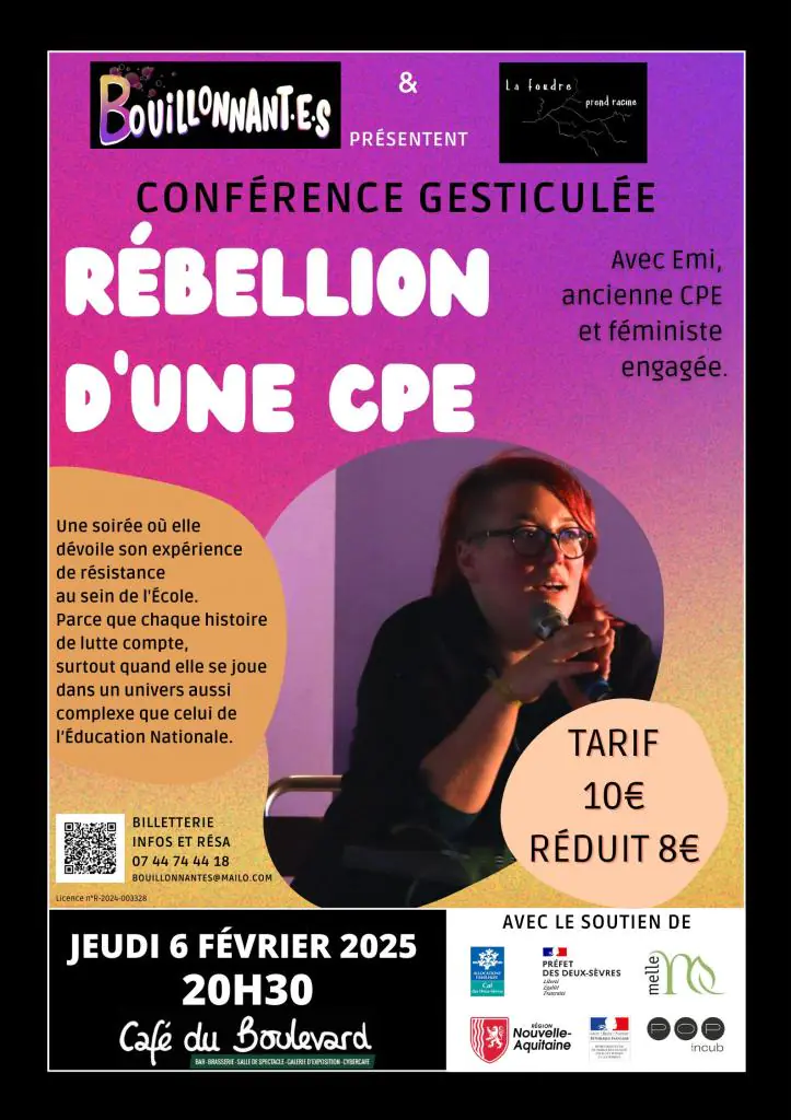 Conférence Gesticulée Rebellion d'une CPE