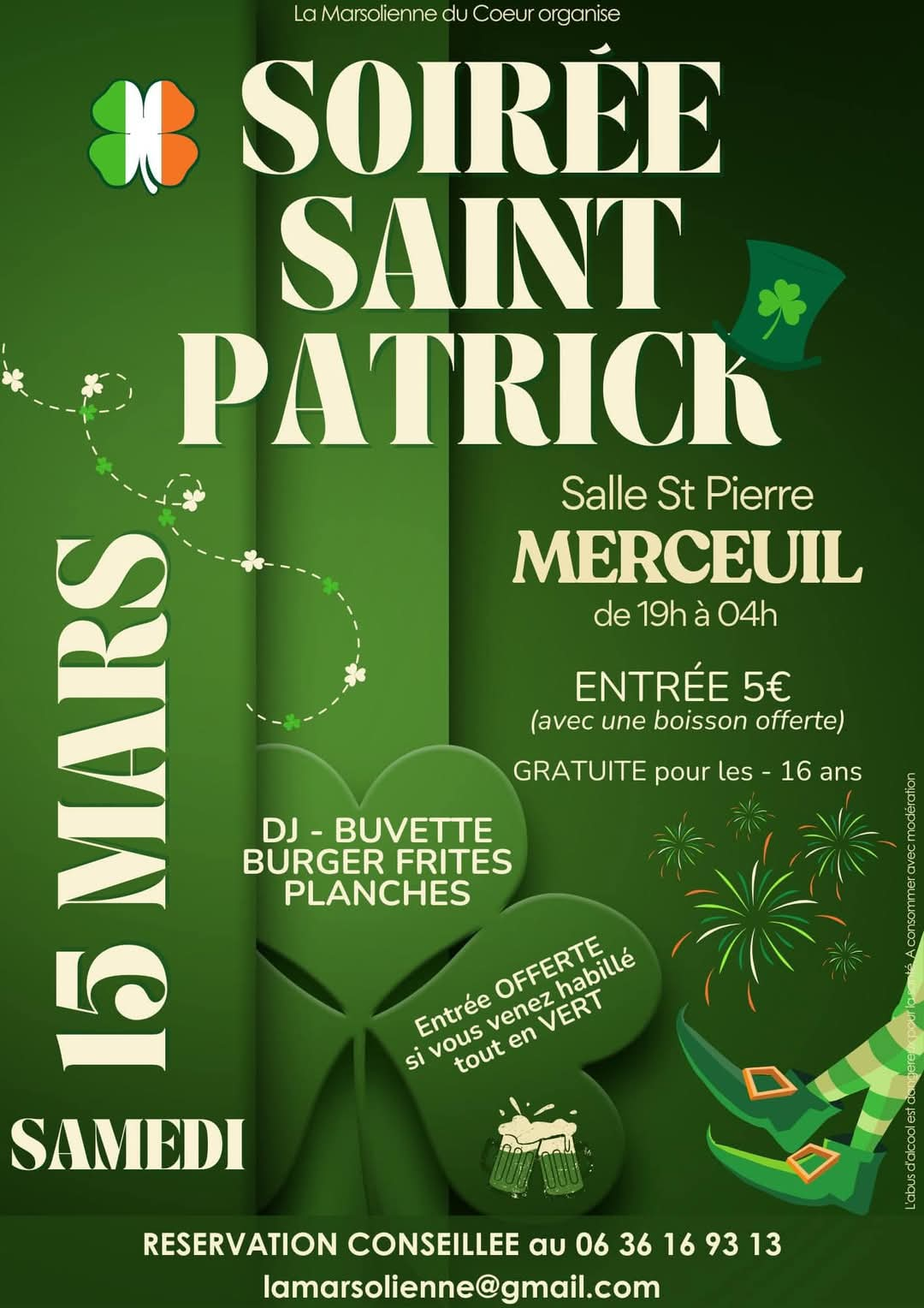 Soirée Saint Patrick