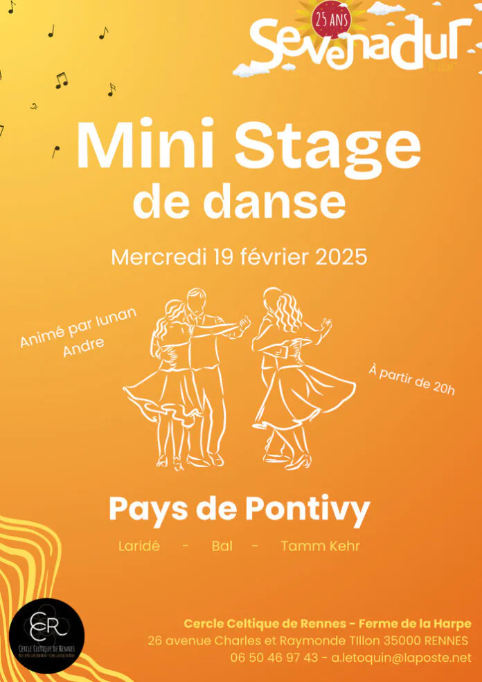 Mini stage de danse Cercle Celtique de Rennes Rennes