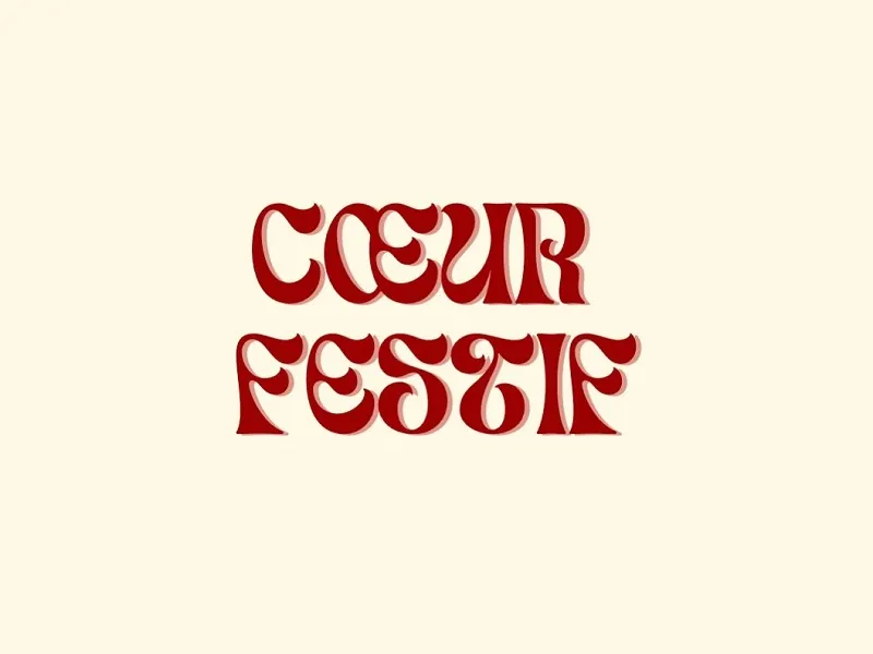 Coeur festif