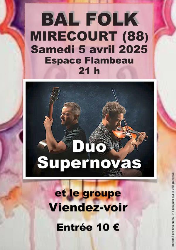 BAL FOLK DE MIRECOURT AVEC LE DUO SUPERNOVAS ET VIENDEZ-VOIR