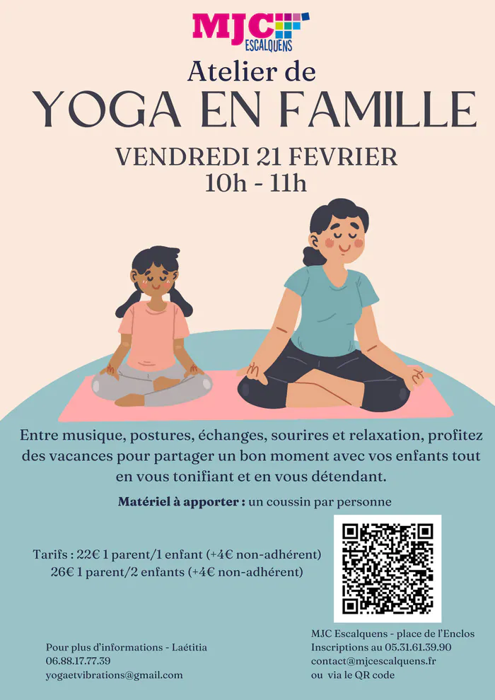 Yoga en famille - MJC Escalquens MJC Escalquens Escalquens