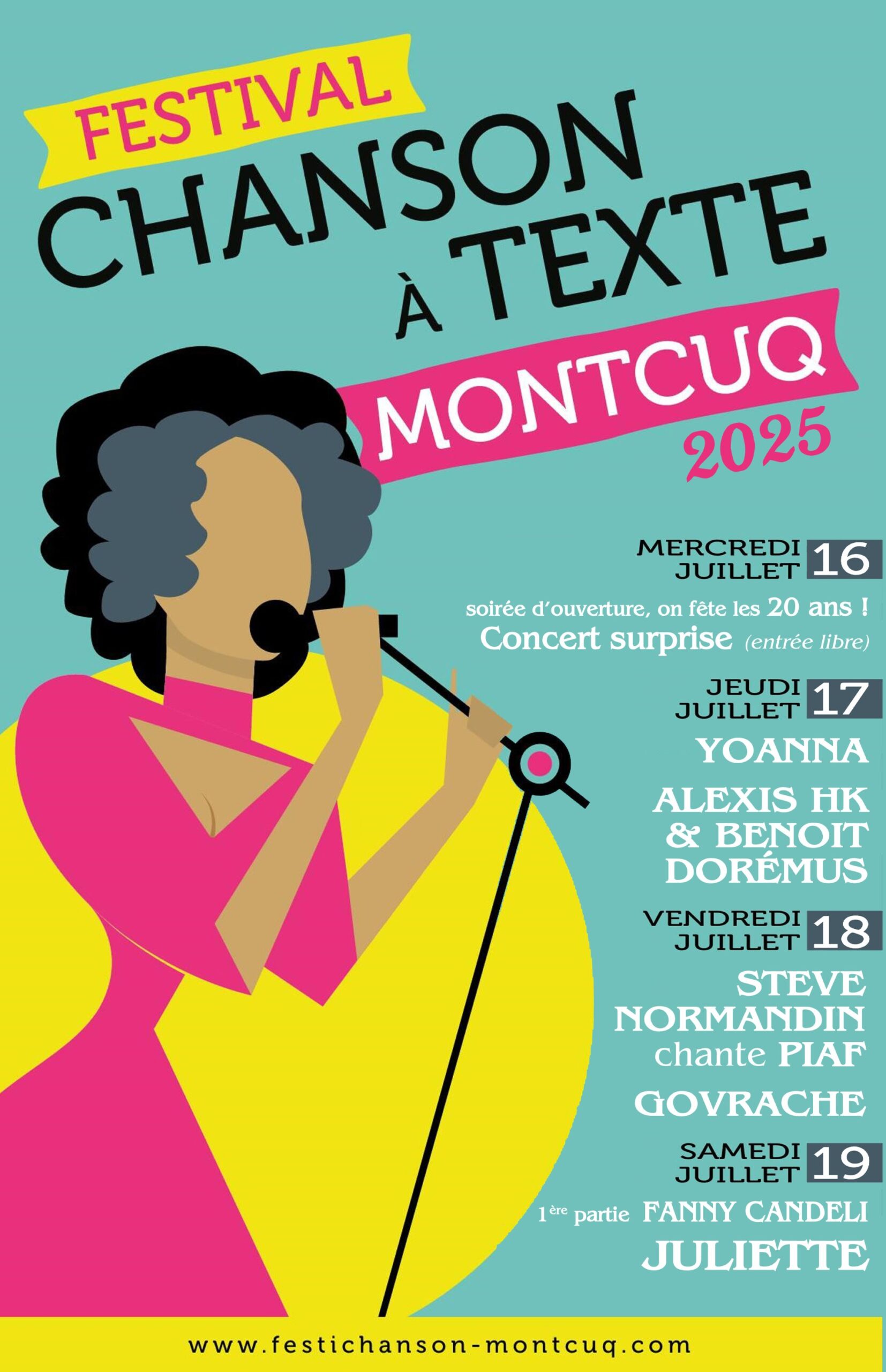 Festival de la Chanson à Texte de Montcuq Soirée d'ouverture