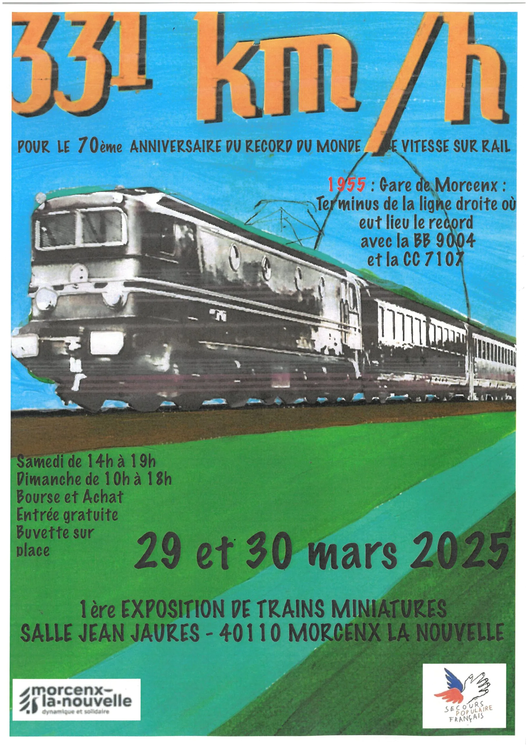 70ème anniversaire du record du monde de vitesse sur rail