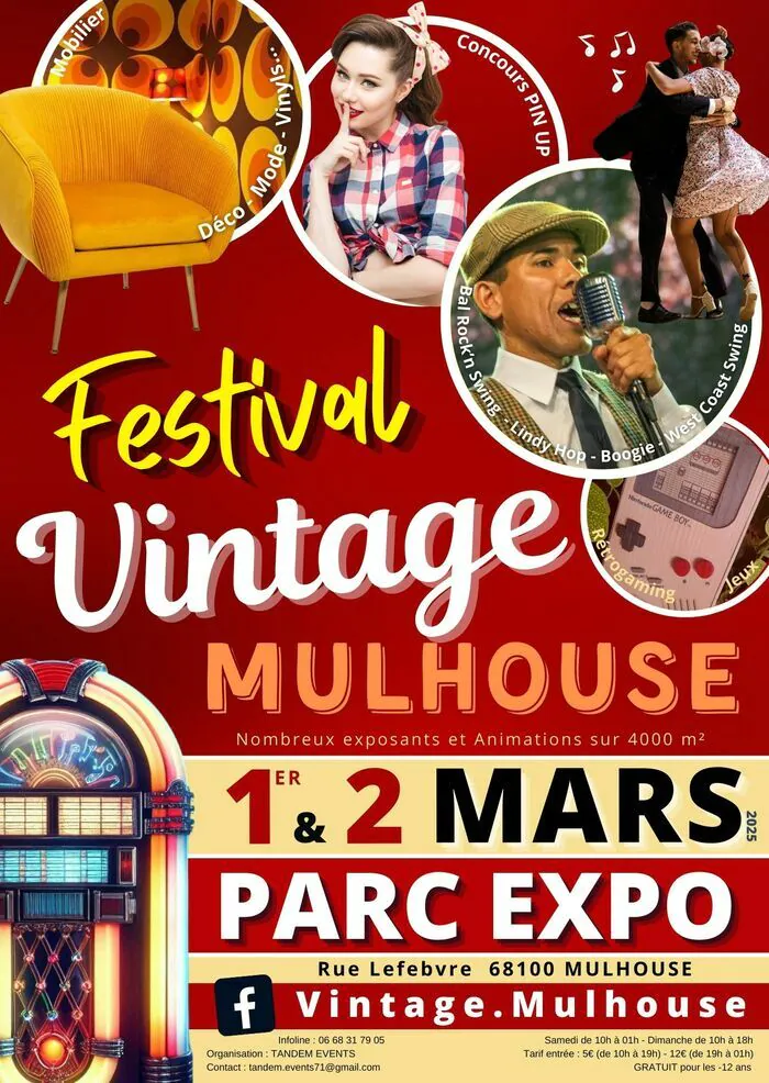 MULHOUSE VINTAGE FESTIVAL parc expo 120 rue Lefebvre 68100 Mulhouse Mulhouse