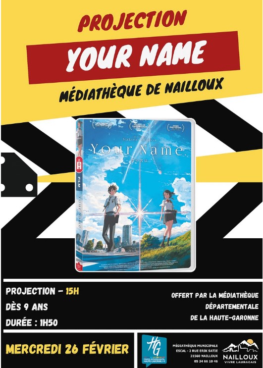 PROJECTION "YOUR NAME"