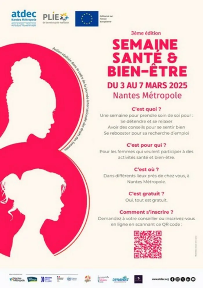 Semaine santé et bien-être - Journée internationale des femme Nantes et communes de la métropole