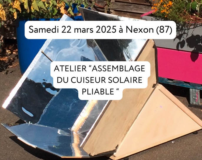 Atelier cuiseur solaire