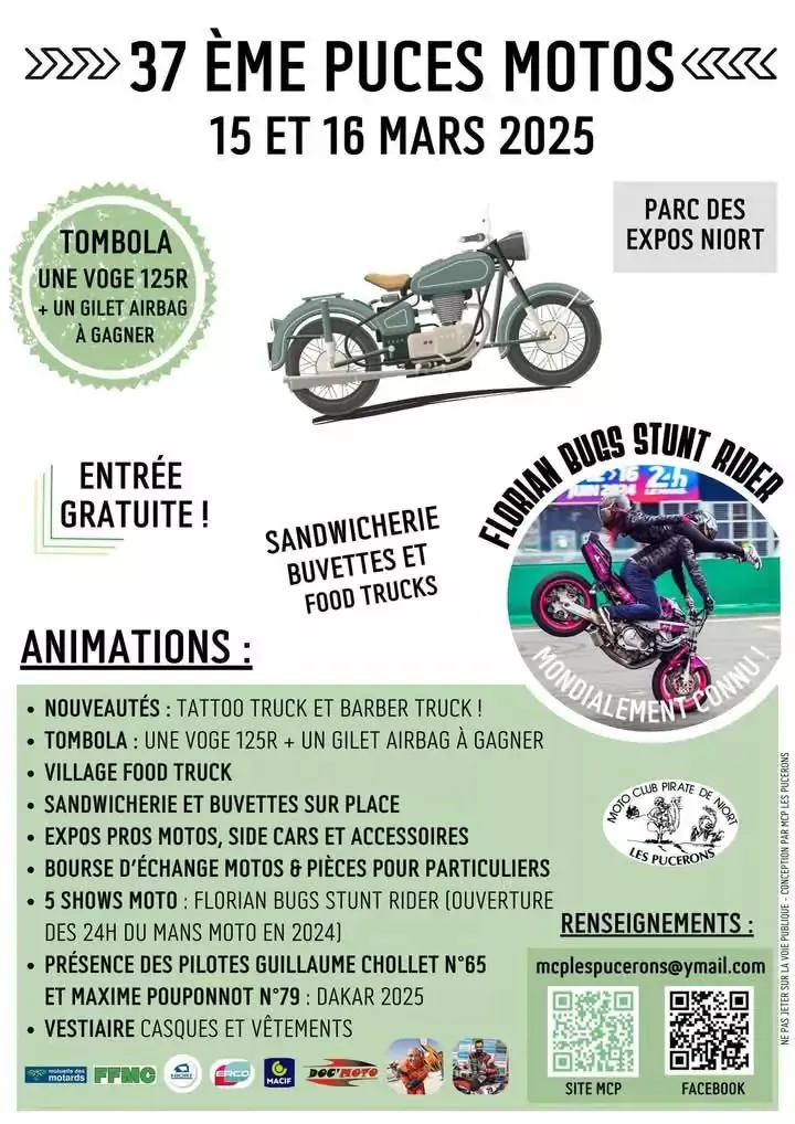 Puces Moto 2025 à Niort