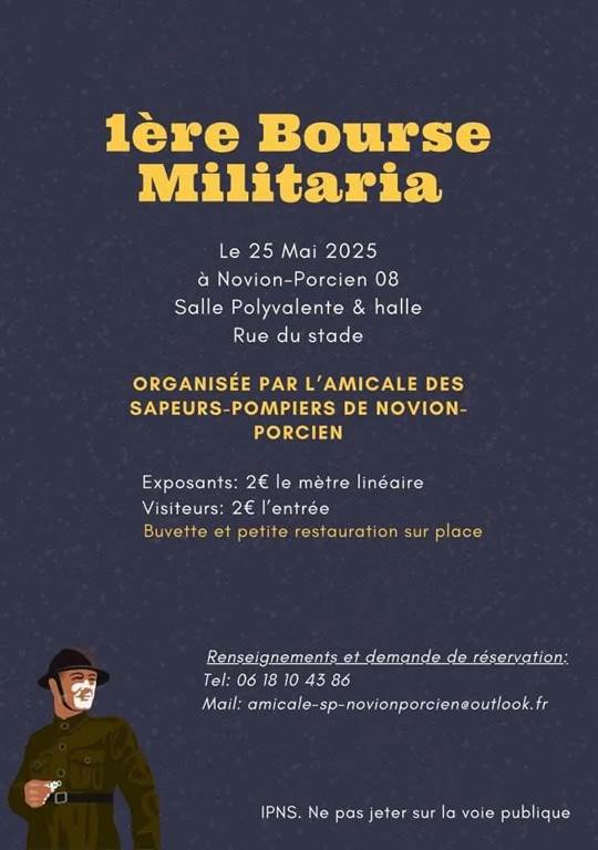 1ère bourse militaria Novion Porcien