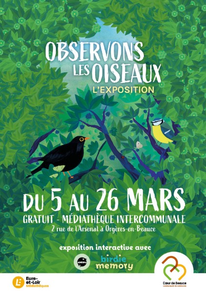 Exposition "Observons les oiseaux"