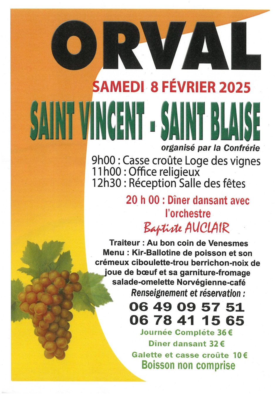 Saint Vincent Saint Blaise à Orval