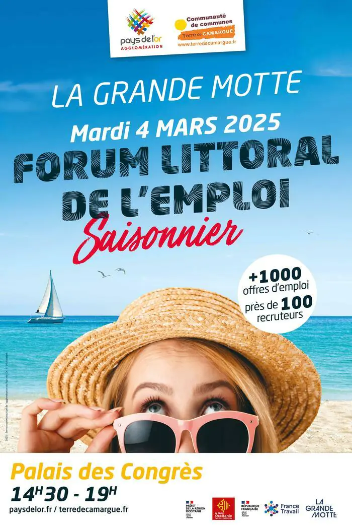 Forum Littoral de l'Emploi Saisonnier Palais des congres La Grande-Motte