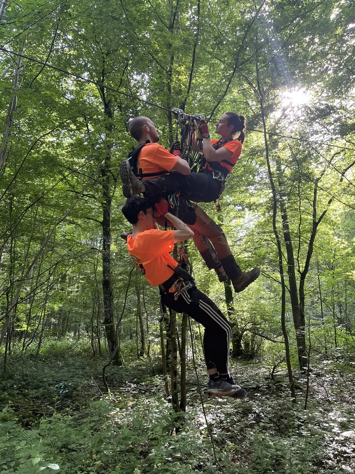 Venez découvrir le métier d'opérateur d'accrobranche ! Parcours Aventure Serris