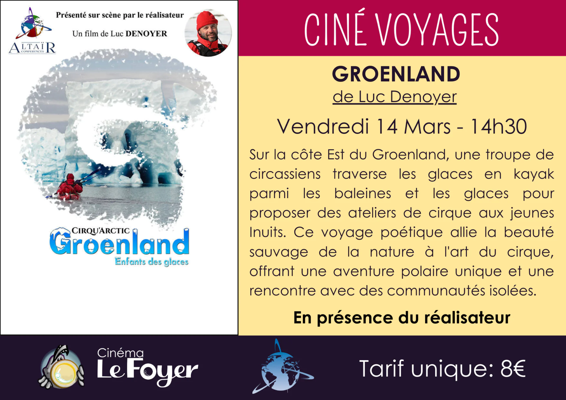 Ciné-Voyage Groenland