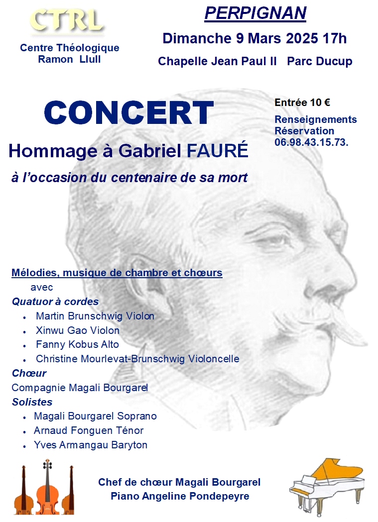 CONCERT HOMMAGE À GABRIEL FAURÉ