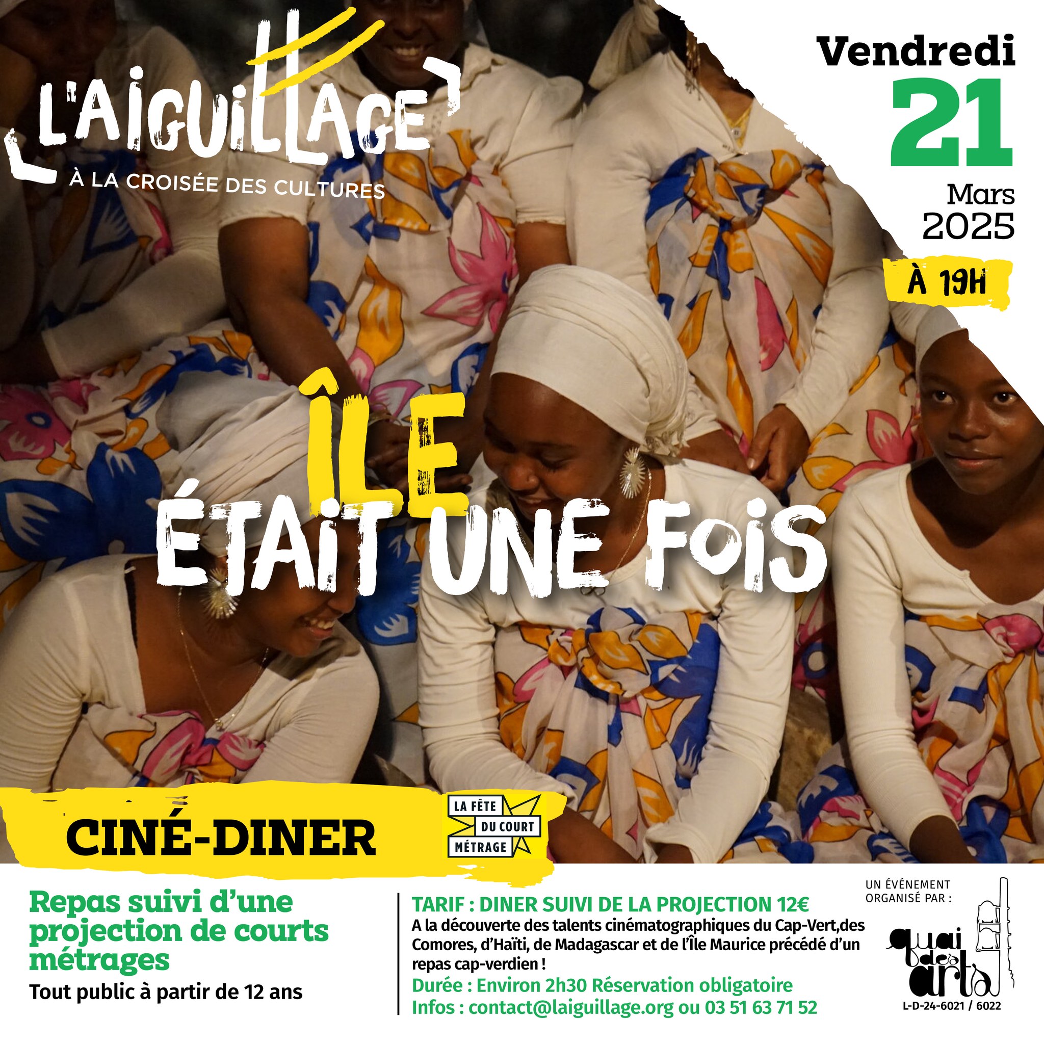 Ciné-dîner île était une fois