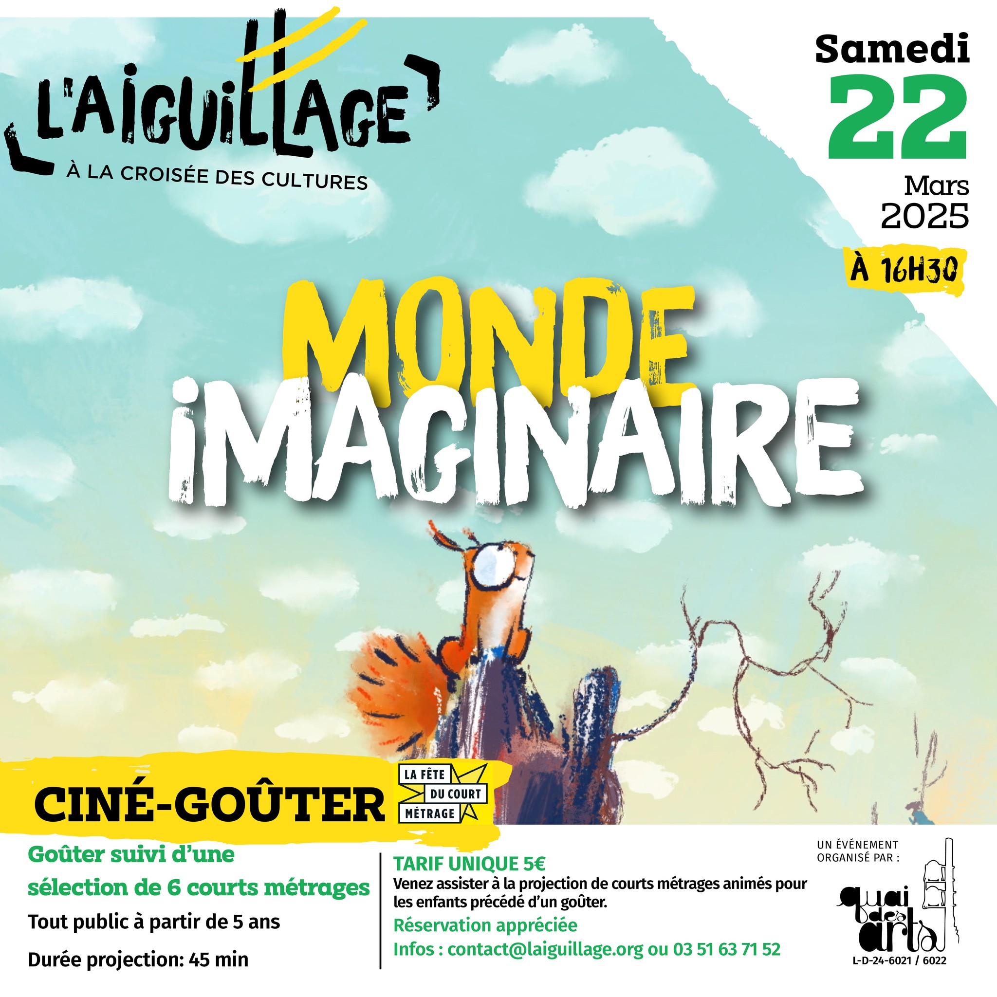 Ciné-goûter monde imaginaire