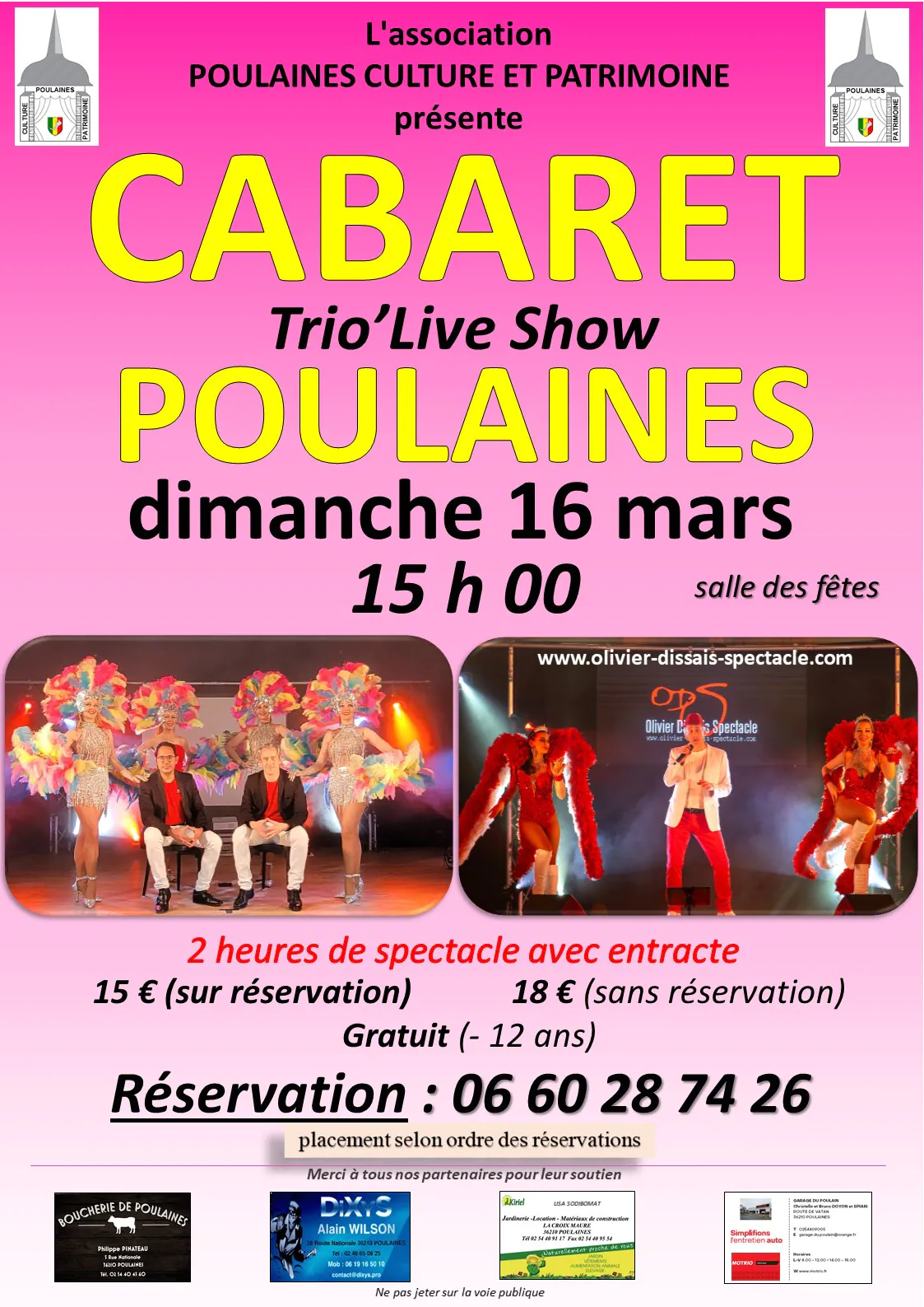 Cabaret "Trio'Live Show"