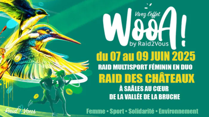 Raid des châteaux 100% féminin en duo VVF Les Fontaines des Vosges Saales