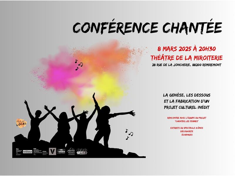 CONFÉRENCE CHANTÉE ICÔNES AU THÉÂTRE DE LA MIROITERIE