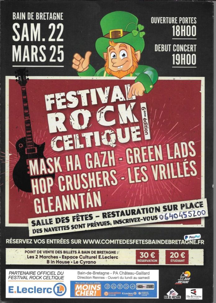 rock celtique bain bretagne rock celtique bain bretagne