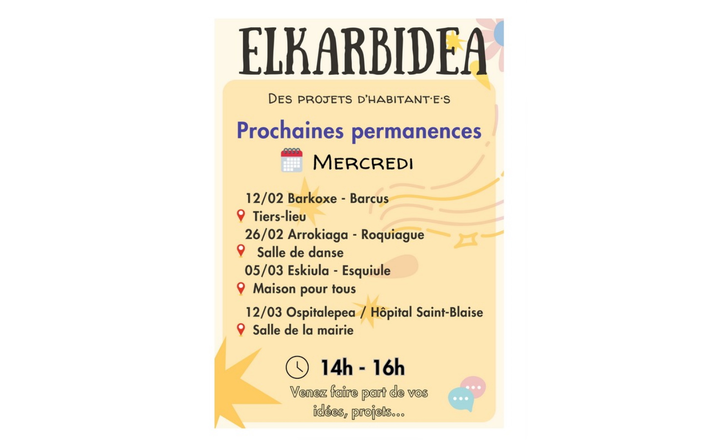 Elkarbidea projets d'habitants